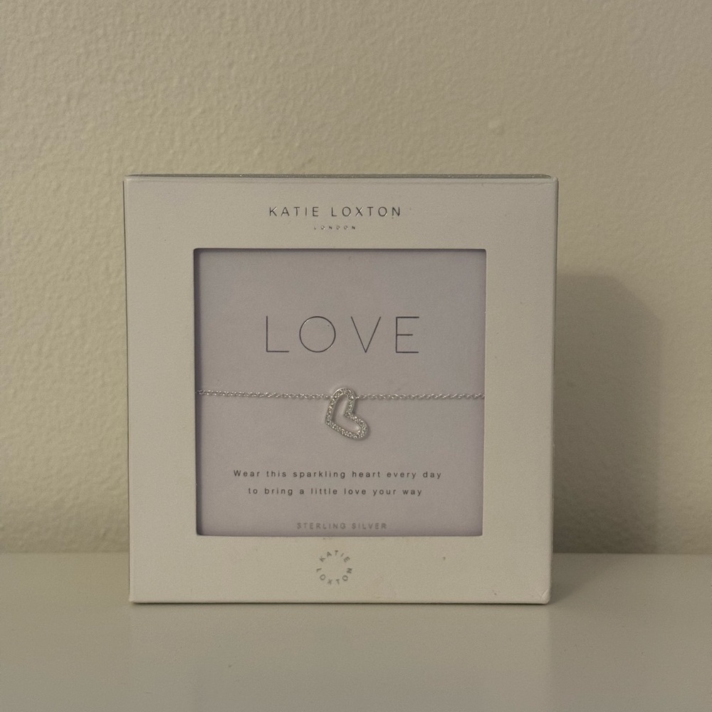 Katie Loxton Silver Heart bracelet